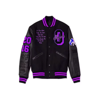 Blouson Bomber en Laine Personnalisé pour Homme – Hiver, Col Montant, Patch Chenille Brodé, Style Universitaire Baseball Varsity