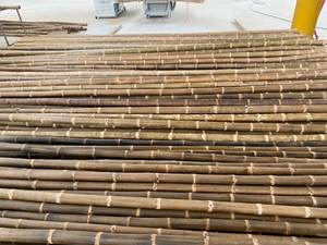 Bastón de bambú ecológico materia prima bambú pequeño 6-8mm listo para exportación venta al por mayor tratamiento natural palos de bambú - Product Image 3