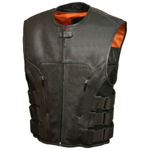 Gilet en cuir véritable de haute qualité pour hommes, respirant et imperméable, design personnalisé, prix de gros pour l'hiver - Product Image 4