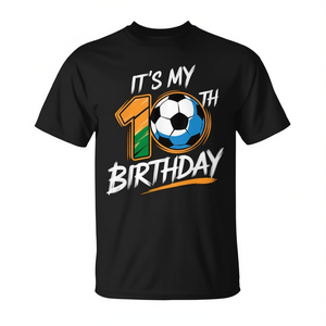 Maglietta da Calcio per il 10° Compleanno, Regalo Promozionale per Ragazzi di 10 Anni - Product Image 2