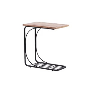 Canapé d'angle en métal noir, petite Table pour chambre à coucher, bureau - Product Image 4