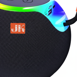 Mini enceinte portable JK avec lumière LED RGB 5.4, USB, AUX, carte TF, alimentation par batterie, pour utilisation en extérieur et en intérieur lors de fêtes - Product Image 2