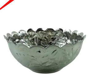 Elegante Tazón para Servir Frutas con Forma de Hoja, Hecho a Mano con Acabado en Cobre, Centro de Mesa Decorativo para Mesa de Comedor, 2026 - Product Image 5