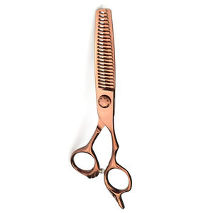 Ciseaux de coupe de cheveux en or rose pour la beauté Ciseaux de style léger en métal et en acier au design personnalisé - Product Image 6