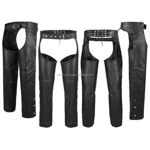 กางเกงหนังชัปส์สำหรับผู้ชายที่สวมใส่สบาย  กางเกงหนังชัปส์สำหรับผู้ชายที่ปรับขนาดได้ง่าย  กางเกงหนังชัปส์สำหรับผู้ชาย - Product Image 5