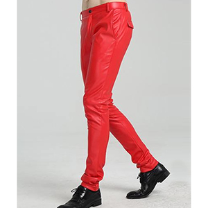 กางเกงหนังสำหรับผู้ชายสำหรับโลโก้ตามสั่งกางเกงหนังทำจากโรงงานใหม่2024 - Product Image 5