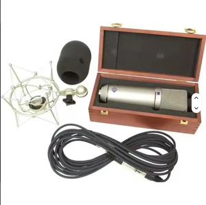 ชุดไมโครโฟน U87 Ai คุณภาพสูงระดับมืออาชีพ พร้อมกล่องไมค์ ชุดส่งสัญญาณเสียงและตัวรับสัญญาณ - Product Image 1