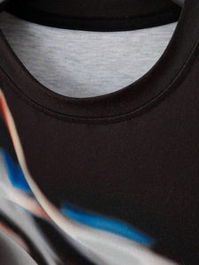 Camisetas de Hombre de Alta Calidad, Algodón y Poliéster, Impresión Serigráfica, Cuello Redondo, Corte Holgado, Estilo Casual, Secado Rápido, Personalizables, Ropa de Verano - Product Image 6