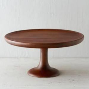Durable Wooden Cake Stand with Eco-friendly Materials and Sustainable Craftsmanship for Organic Dessert <b>Presentations</b> at Home - Product Image 5