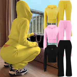 Custom Logo Hoodies and <b>Sweat</b> <b>Pants</b> Jogger Set Woman,<b>women</b> Tracksuit 2 Two Piece Set Sweatpants and Hoodie Set,<b>women</b> Hoodies - Product Image 1