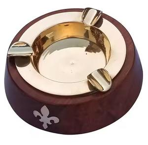 Cenicero de Madera con Tapa Metálica Plateada, Contenedor para Cenizas, para Mesa de Hogar, Uso en Interiores, Superventas - Product Image 5