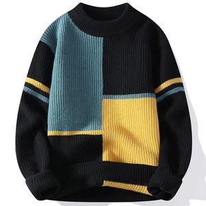 Pulls d'hiver pour hommes en mélange de laine respirant 2026, manches longues, tricotés, décontractés, pour le bureau, entièrement personnalisables - Product Image 1