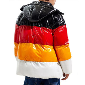 Vestes pour hommes, doudoune pour hommes, manteau d'hiver, vêtements d'extérieur matelassés chauds, veste à capuche isolée - Product Image 2