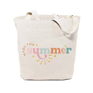 Durable Eco-Friendly Ladies Tote Bag Open Closure Cotton Canvas with Embroidery and Letter Decoration for Autumn Winter Season - Product Image 1