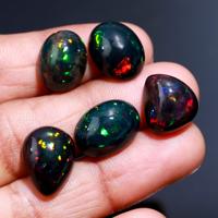 Opale éthiopienne naturelle, pierre précieuse cabochon, dos plat, forme mixte, taille personnalisée, approvisionnement direct d'usine, pierre précieuse en vrac, haute qualité