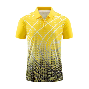 Polo tendance à manches courtes, imprimé étoiles dégradées, séchage rapide, respirant, léger, idéal pour le golf, le tennis, les occasions décontractées et le quotidien. - Product Image 3