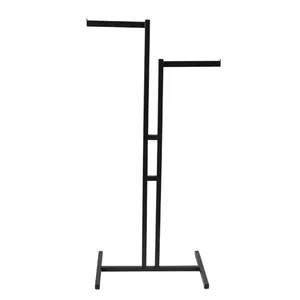 Nuovo stile 2 bracciali in acciaio inox appendiabiti lustrino metallo oro negozi di <span class=keywords><strong>abbigliamento</strong></span> espositore per <span class=keywords><strong>negozio</strong></span> al dettaglio - Product Image 3