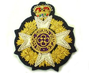 Insigne et patch de fil de lingot de broderie à la main de fabrication du Pakistan pour la conception de client d'uniformes - Product Image 5