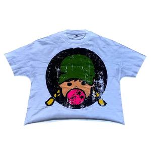 2025, superventas, camisetas blancas para hombres, serigrafía personalizada, ropa de calle de moda, camiseta de moda al por mayor, Material de algodón 100% - Product Image 1