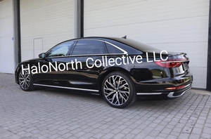 Audi A8 2023 d'occasion, voiture de luxe, conduite à gauche, moteur 4L, boîte de vitesses automatique manuelle, sièges en cuir, couleurs intérieures claires et foncées, Camry - Product Image 2