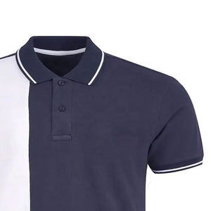 Polo en coton pour hommes, tenue décontractée, impression personnalisée, logo brodé, manches courtes, polo Pima de luxe à coupe ajustée - Product Image 5