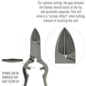 Pince à ongles pour ongles épais et ongles durs avec poignée confortable et système de verrouillage sûr - Product Image 6