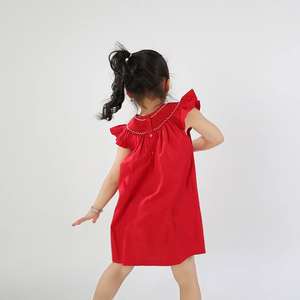 Livraison rapide filles robes smockées fête ODM OEM pour bébé fille à manches courtes fabricant vietnamien meilleur produit préféré - Product Image 6