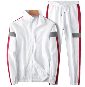 Nouveau style de survêtement décontracté respirant pour homme avec logo personnalisé, sweat-shirt zippé 100% coton léger, fabriqué au Pakistan, design 2 en 1 - Product Image 1