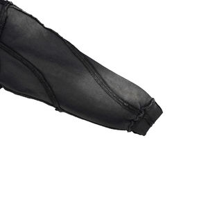 Sudaderas con capucha para hombre, jersey liso de manga larga de retazos con serigrafía lavada de algodón, Sudadera con capucha de diseñador desgastada - Product Image 6