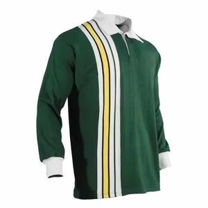 เสื้อรักบี้แบบมีผ้ายืดดีไซน์แบบระเหิดเสริมปกเสื้อและใส่สบายสำหรับฝึกซ้อมหรือเล่นเกม - Product Image 6