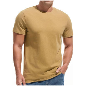 เสื้อยืดผ้าคอตตอนของผู้ชายสุดหรูเสื้อยืด240 GSM คุณภาพสูงสำหรับฤดูร้อน - Product Image 1