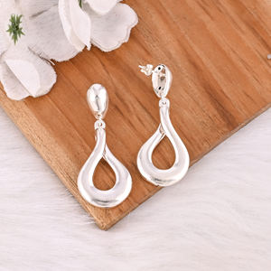 Magnifiques boucles d'oreilles pendantes en argent sterling 925 de style vintage, bijoux élégants, cadeaux de mariage, bijoux de déclaration - Product Image 5