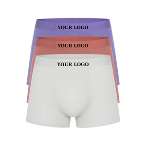 Prêt à Expédier Caleçons pour Hommes avec Logo Personnalisé Respirant Modal Tricot Tissu Tissé Ceinture Ensemble de Vêtements pour Hommes Usine - Product Image 1