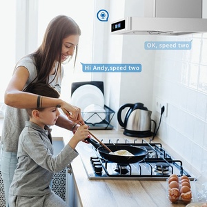 Control de voz inteligente <span class=keywords><strong>Campana</strong></span> <span class=keywords><strong>extractora</strong></span> de montaje en pared de 30 "T <span class=keywords><strong>Campana</strong></span> <span class=keywords><strong>extractora</strong></span> de estilo plano - Product Image 6