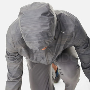 ชุดเสื้อกันลมมีฮู้ดสำหรับผู้ชาย ผ้าฝ้าย 100% ระบายอากาศได้ดี ทนทาน คุณภาพสูง - Product Image 5