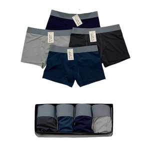 Vinh Hung Garment Factory Boxer pour hommes Tissu respirant de haute qualité Bonne absorption Diverses couleurs Cool Grey Logo - Product Image 5