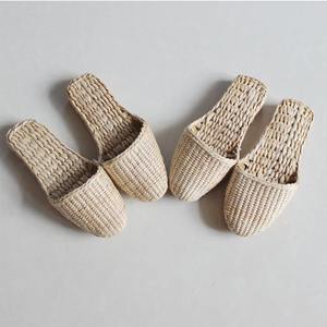 Wholesale water hyacinth <b>slipper</b> set <b>for</b> <b>ladies</b> eco friendly woman <b>slippers</b> made in Vietnam - Product Image 5