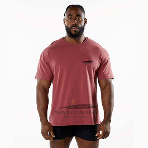 เสื้อยืดผู้ชายผ้าแห้งเร็วระบายอากาศดีใส่ได้ทั้งชายและหญิงผ้าคอตตอน100% สีขาวทรงโอเวอร์ไซส์ออกแบบโลโก้ได้ตามที่ต้องการ - Product Image 1