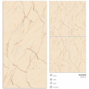 Diseño moderno de Novac Ceramic 600x1200mm Azulejos de porcelana pulida digital RC_5033_IVORY_END Nueva colección sin fin de tallado mate - Product Image 1