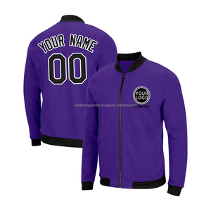 Veste universitaire de luxe en laine et cuir pour homme avec broderie personnalisée et col montant haut de gamme, streetwear haut de gamme - Product Image 1