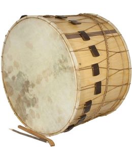 Instrument de musique à tambour fait main de qualité supérieure fabriqué par des artisans qualifiés adaptés aux célébrations culturelles de la musique folklorique - Product Image 2