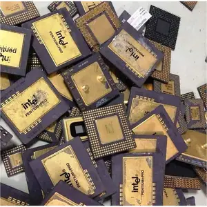 Pinos de cpu/processadores banhados, placa de ouro scrap/exportivos índia intel pentium pro scraps de cpu de cerâmica