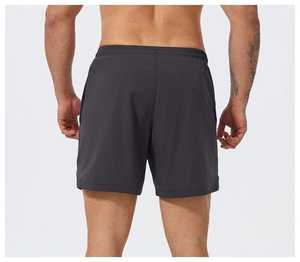 Pantalones cortos deportivos para correr de diseño personalizado para hombre, cintura elástica cómoda, pantalones cortos de malla de verano para nadar, playa, gimnasio, patrón sólido - Product Image 6