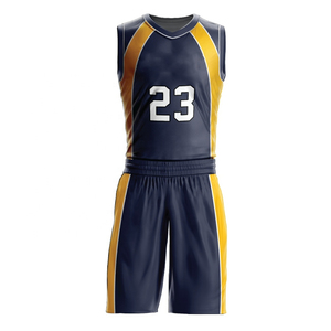 Uniforme de baloncesto con logotipo personalizado de equipo de diseño personalizado al por mayor - Product Image 1