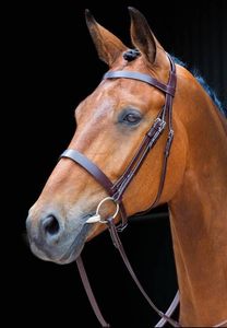 Bridle หนังแท้ คุณภาพสูง 2019 หนังม้า Bridle คุณภาพสูงหนังม้า Snaffle Bridle - Product Image 2