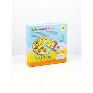 Juego de Pizza de Madera para Niños, Juguete de Cocina para Jugar y Educar, Empaquetado en Caja - Product Image 4