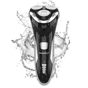 Afeitadora Eléctrica para Hombre con Pantalla LED, Resistente al Agua IPX7, Triple Cuchilla, Recortadora de Vello Nasal y Barba, Afeitadora Eléctrica Húmeda/Seca para Uso Corporal - Product Image 4