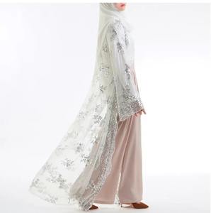 Thobe / Thawb 2022 robes modestes à manches longues pour les femmes musulmanes Abaya Dubai Abaya robe Polyester OEM Service noir Abaya - Product Image 3