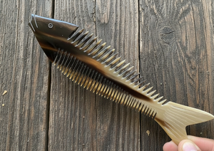 หวีผมทำมือจากเขาควายธรรมชาติ ปลอดสารพิษ ป้องกันไฟฟ้าสถิตย์ ดีไซน์ทันสมัย สำหรับผู้ชายและผู้หญิง - Product Image 4