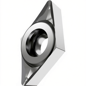 Inserto de Torneado Indexable ISO DCGT 070204F-ALHF7, Color Plateado, Diámetro del Orificio 2.8mm, Paquete de 10 para Herramientas de Torneado - Product Image 2
